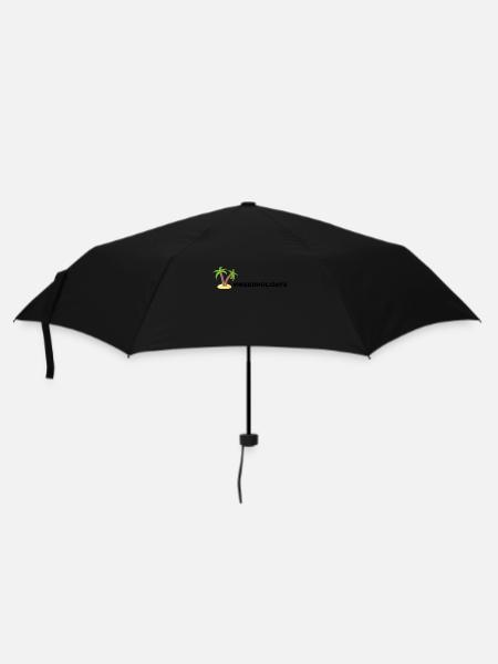 INEEDHOLIDAYS - Regenschirm (klein) - Schwarz