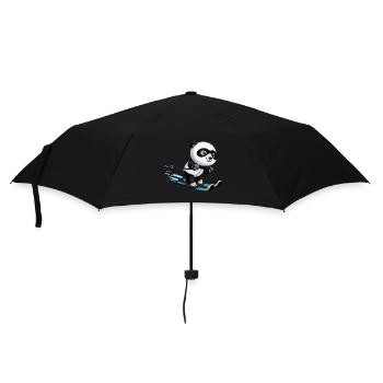 Ski Panda - Parapluie standard - noir - Devant