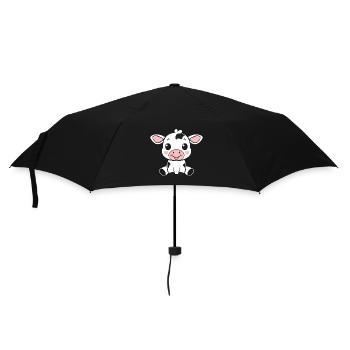 cow - Umbrella (small) - black - Front