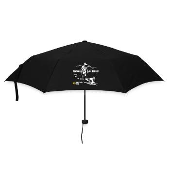 Der Weg ist das Ziel - Camino 2025 - Jakobsweg - Regenschirm (klein) - Schwarz - Vorne