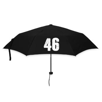 Maillot numéro 46 - Parapluie standard - noir - Devant