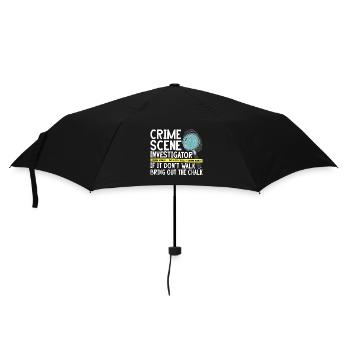 Sécurisation des traces - Kripo Polizei Kriminaltechnik - Parapluie standard - noir - Devant