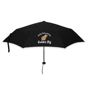 Facilement distrait par Guinea Big Capybara - Parapluie standard - noir - Devant