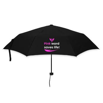 The pink station saves lives! - Umbrella (small) - black - Front