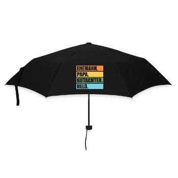 Vater Papa Gutachter - Regenschirm (klein) - Schwarz - Vorne