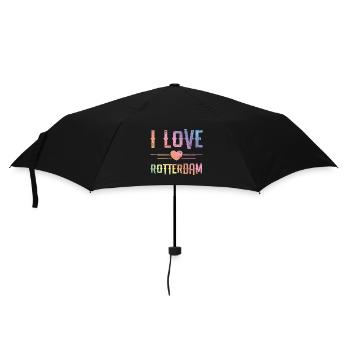 I Love Rotterdam - Umbrella (small) - black - Front