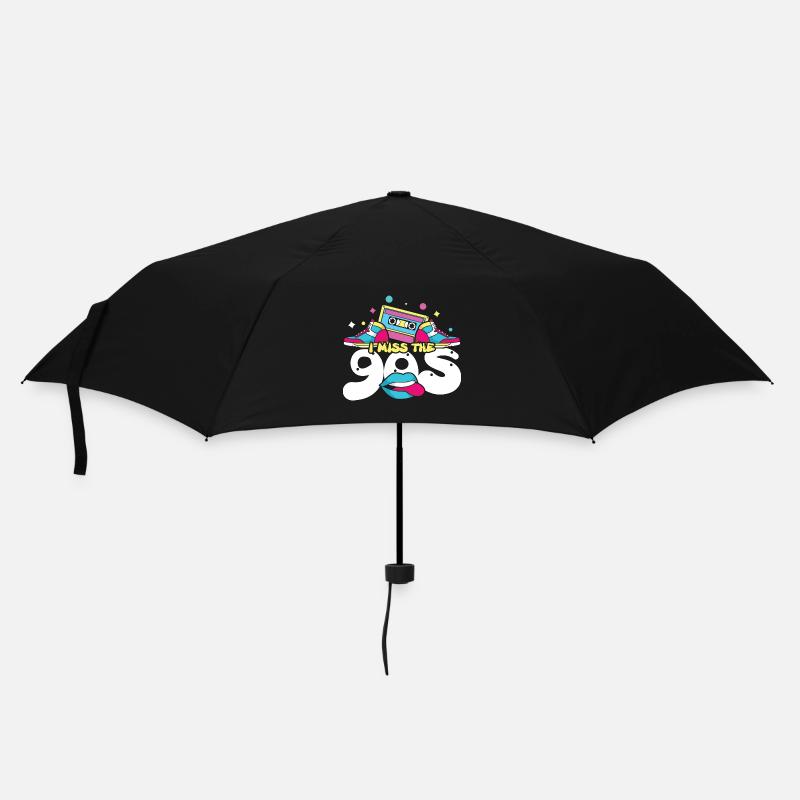 I miss the 90s - Regenschirm (klein) - Schwarz