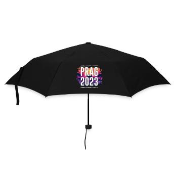 Prag 2023 - Regenschirm (klein) - Schwarz - Vorne