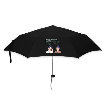 Delay in network traffic for young proud Pinoys - Umbrella (small) - black - Front