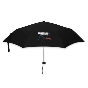 Math Humor Sometimes I Go Off On A Tangent - Umbrella (small) - black - Front