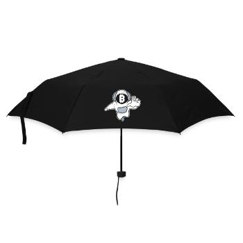 Bitcoin - Regenschirm (klein) - Schwarz - Vorne