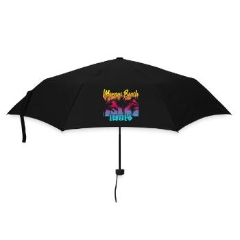 Marari Beach India - Regenschirm (klein) - Schwarz - Vorne