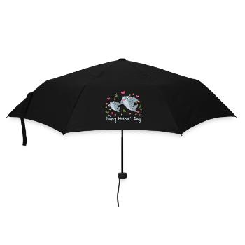 joyeuse fête des mères - Parapluie standard - noir - Devant