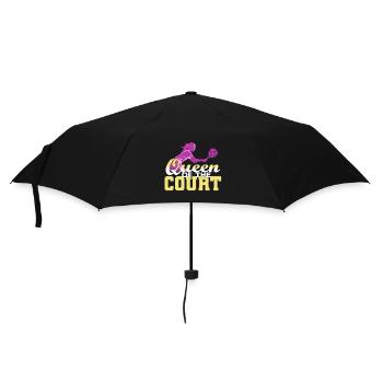 Padel Paddel Schläger Tennis Sport I Geschenk - Regenschirm (klein) - Schwarz - Vorne