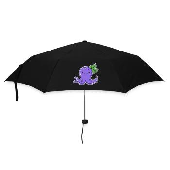 Conception de bleuet pieuvre pour les amateurs de kraken - Parapluie standard - noir - Devant