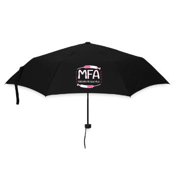 Arzthelferin Meisterin MFA - Regenschirm (klein) - Schwarz - Vorne
