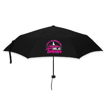Turnen Mädchen Gymnastik Turnanzug Turnerin - Regenschirm (klein) - Schwarz - Vorne