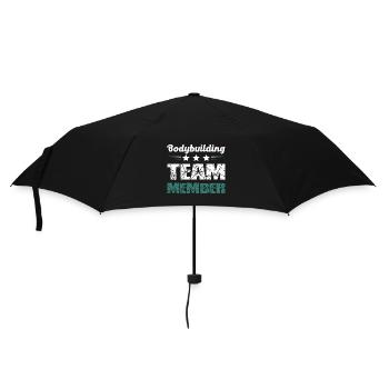 Équipe de musculation - Parapluie standard - noir - Devant
