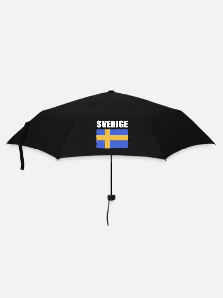 Suède Suédois - Parapluie standard - noir