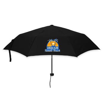 J’ai besoin d’être séahabilité Tunnels Plage Été - Parapluie standard - noir - Devant