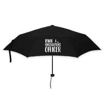 Lawn Mowing Lawn Mower Gardener - Umbrella (small) - black - Front