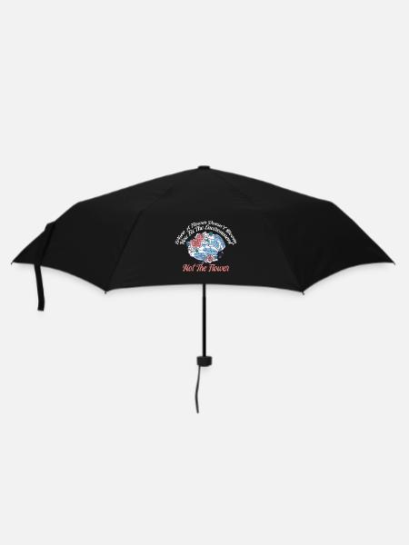 Reparieren Sie die Umwelt, nicht die Blume - Regenschirm (klein) - Schwarz