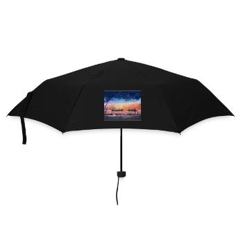 City at Dusk, Japan - Umbrella (small) - black - Front