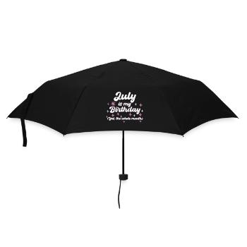 Juillet est mon anniversaire Oui Tout le mois Né en - Parapluie standard - noir - Devant