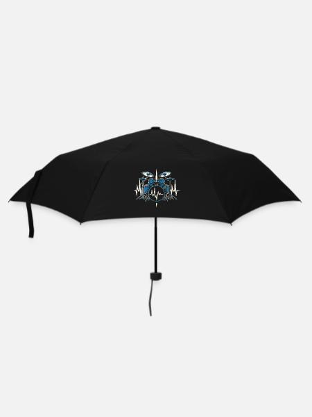Cadeau Pour Batteur Battement De Coeur Batterie - Parapluie standard - noir