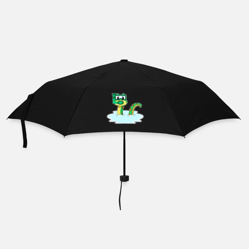 Schlange Schwimmen Schwimmbrille - Regenschirm (klein) - Schwarz