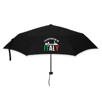 Italie - Parapluie standard - noir - Devant