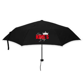 Happy king's day. Kings Day. King for a day. - Umbrella (small) - black - Front