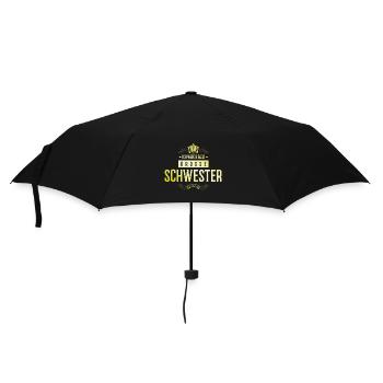 Ich werde Bald Schwester - Regenschirm (klein) - Schwarz - Vorne
