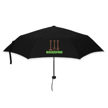 Garten Gärtner Rechenzentrum Spruch Hobbygärtner - Regenschirm (klein) - Schwarz - Vorne