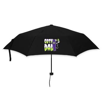 Papa gothique - Parapluie standard - noir - Devant