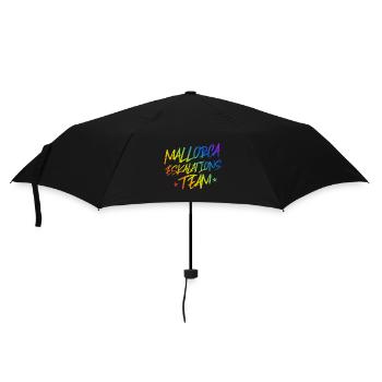 Mallorca Eskalation - Regenschirm (klein) - Schwarz - Vorne