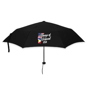 Filipinos of Vermont Design for Proud Fil-Ams - Umbrella (small) - black - Front