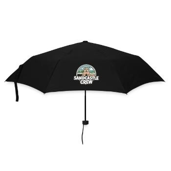 Sandcastle Crew Beach Fun Design - Umbrella (small) - black - Front