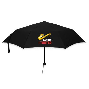 Saxophone Saxophonist - Umbrella (small) - black - Front