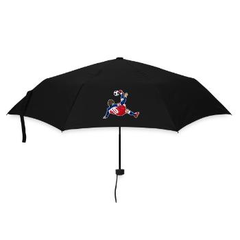 Costa Rica Équipe nationale de football I Football Costa - Parapluie standard - noir - Devant