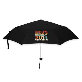 Original 2014 Jahrgang Vintage Geburtstag 2014 - Regenschirm (klein) - Schwarz - Vorne