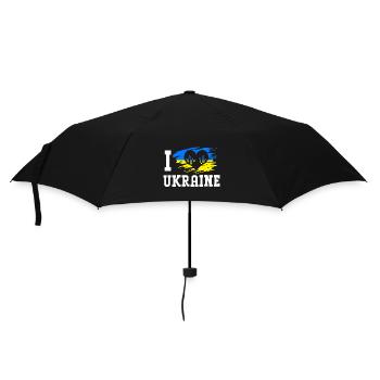 Ukraine - Umbrella (small) - black - Front