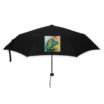 Modern & Colourful Chamelion Wall Art by Bodhi - Umbrella (small) - black - Front