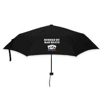 Volé par Bad Beats Casino Poker Gambling Poker - Parapluie standard - noir - Devant