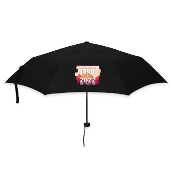 Tirol 2022 - Regenschirm (klein) - Schwarz - Vorne