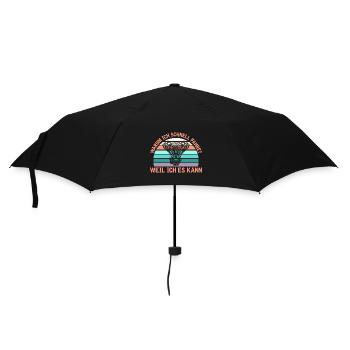 Automechaniker KFZ Mechaniker Tuner Tuning - Regenschirm (klein) - Schwarz - Vorne