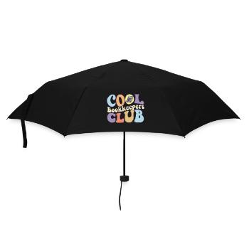 Cool Bookkeeper Club CPA Certified Public - Umbrella (small) - black - Front