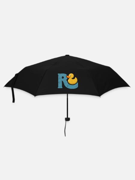 Rente Ente - Ruhestand - Pension - Regenschirm (klein) - Schwarz