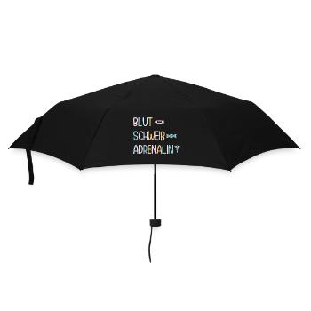 MFA Adrenalin Medizinische Fachangestellte - Regenschirm (klein) - Schwarz - Vorne