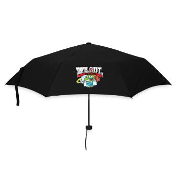 Nous voyageons en Bulgarie Voyage Matching Famille - Parapluie standard - noir - Devant